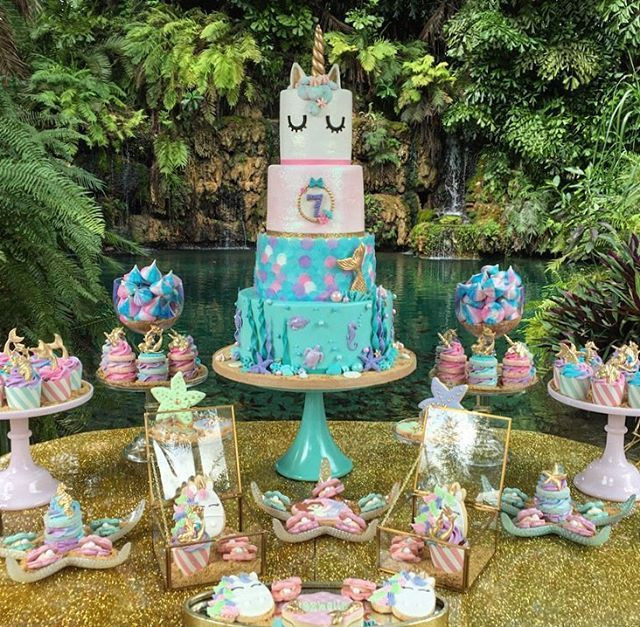 Mermaid And Unicorn Party Snack Ideas
 Best 35 Mermaid Unicorn Party Ideas Home Family Style