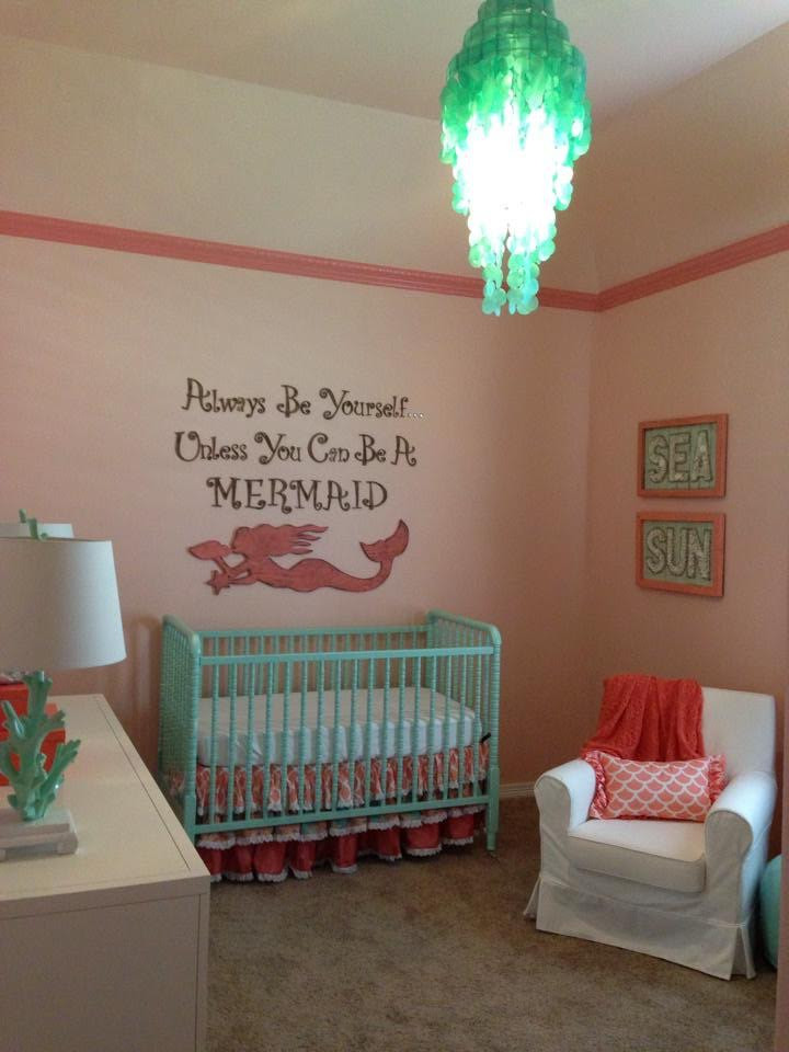 Mermaid Baby Room Decor
 Mermaid Chic Nursery Project Nursery