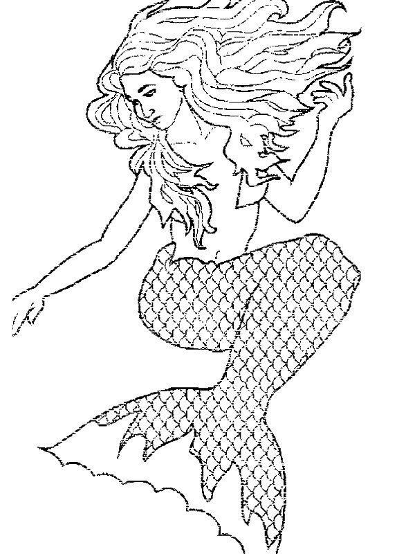 Mermaid Coloring Pages For Kids
 Kids n fun