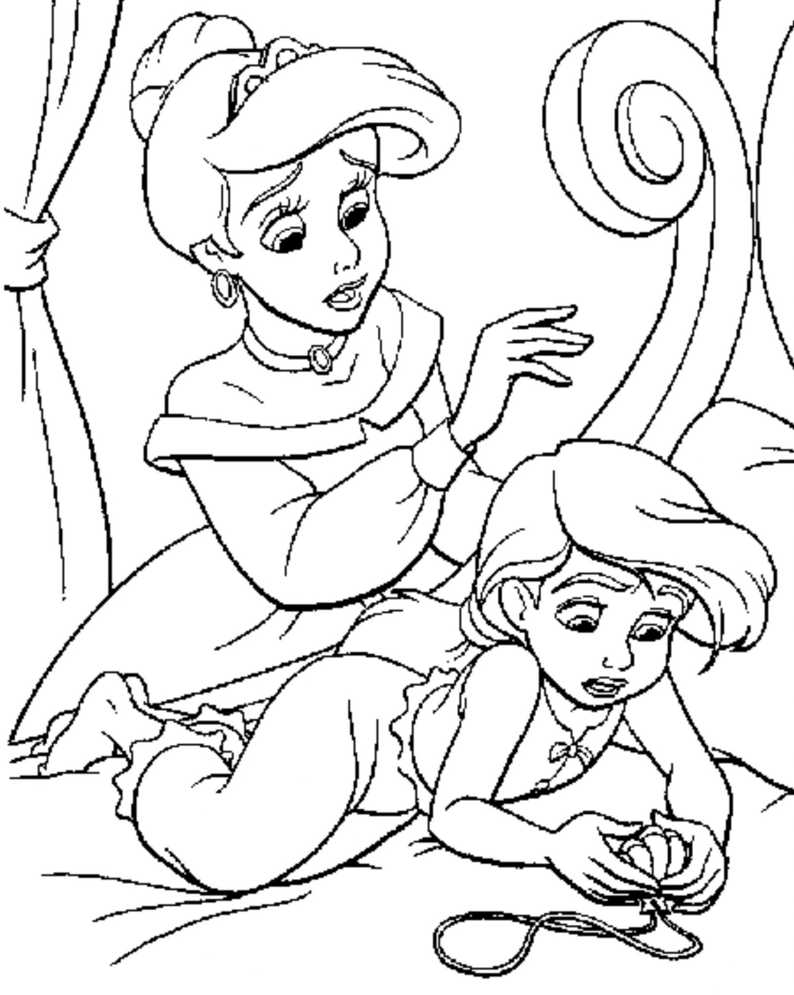 Mermaid Coloring Pages For Kids
 Print & Download Find the Suitable Little Mermaid