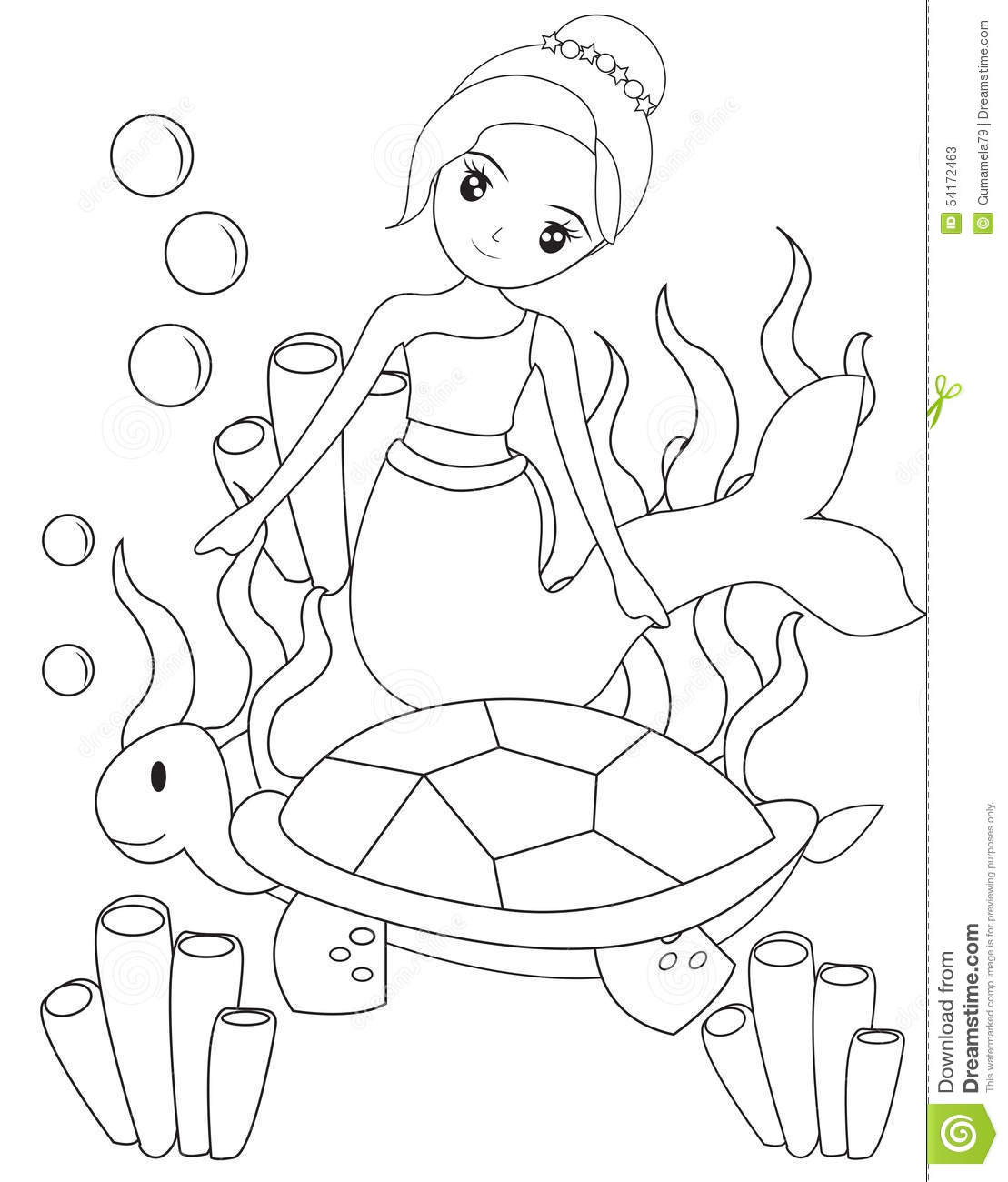 Mermaid Coloring Pages For Kids
 Mermaid Drawing at GetDrawings