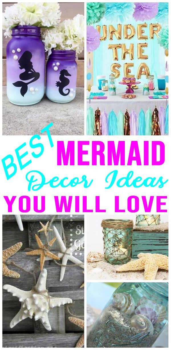 Mermaid Party Ideas For Adults
 BEST Mermaid Party Decorations EASY DIY Mermaid Party