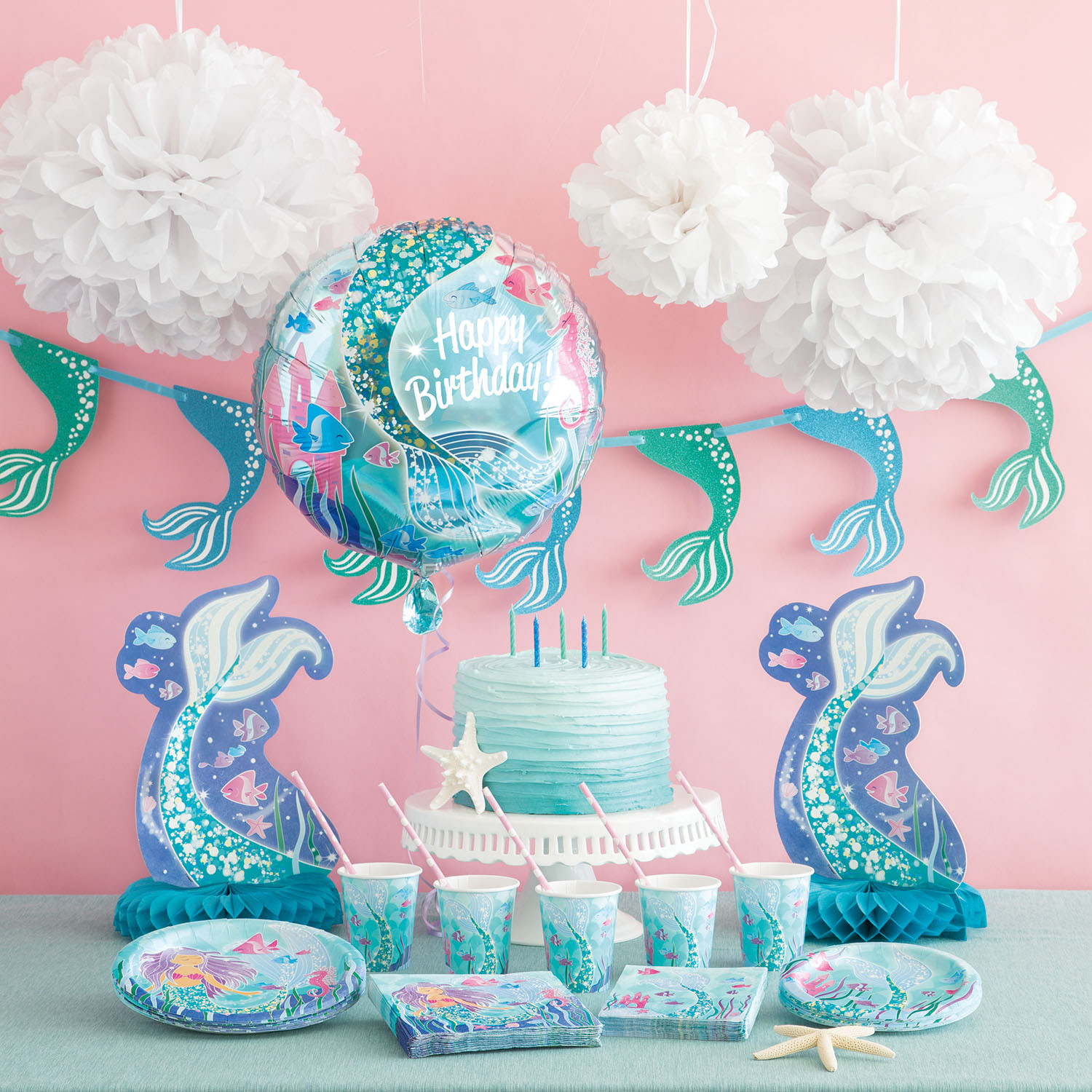 Mermaid Themed Birthday Party
 Mermaid Party Ideas