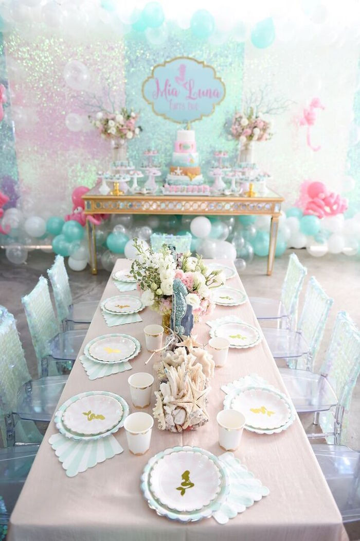 Mermaid Themed Birthday Party
 Kara s Party Ideas Mermaid Oasis Themed Birthday Party