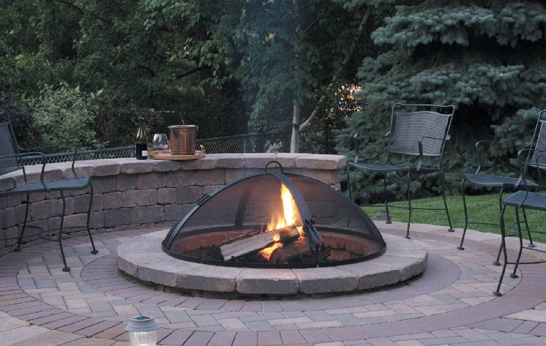 Mesh Firepit Covers
 Fire Pit Screen Cover with Pivot Access & Fire Pit Mesh Covers