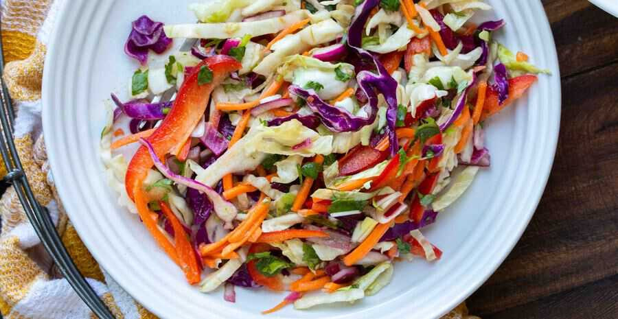 Mexican Cabbage Salad Recipes
 Mexican Coleslaw With Cilantro Lime Dressing Veggies Don