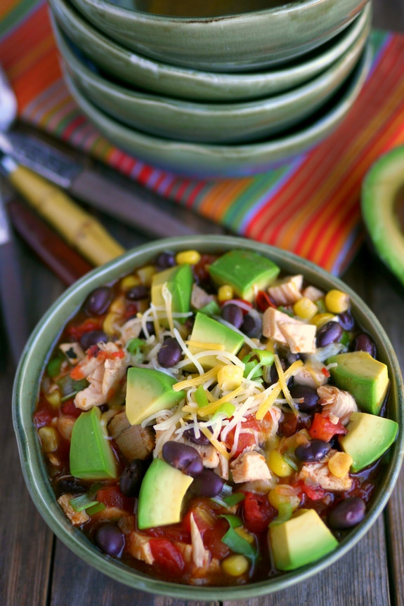 Mexican Chicken Soup With Rice And Avocado
 15 Minute Mexican Chicken Soup with Avocado VIDEO