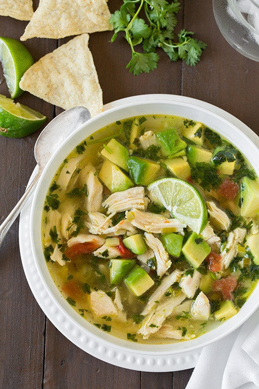 Mexican Chicken Soup With Rice And Avocado
 Chicken Avocado Lime Soup Cooking Classy