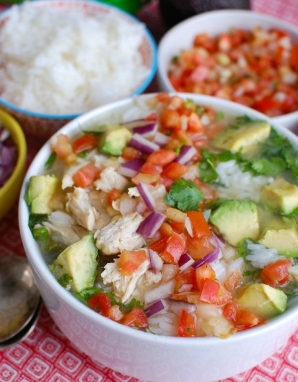 Mexican Chicken Soup With Rice And Avocado
 Slow Cooker Mexican Chicken Lime Soup A Cedar Spoon