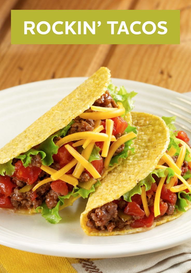 Mexican Ground Beef Tacos
 Rockin Tacos Recipe Mexican Inspired Recipes