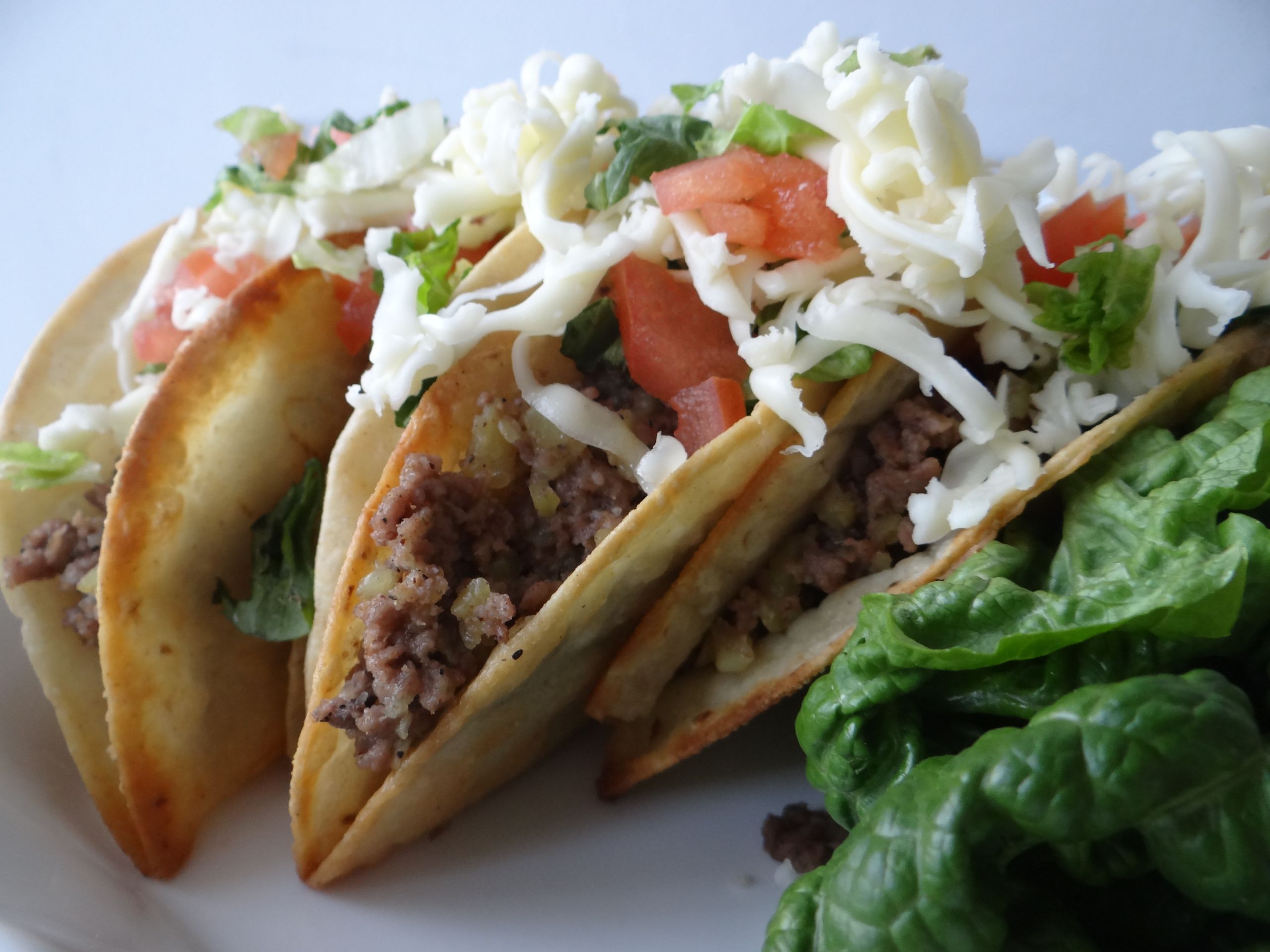 Mexican Ground Beef Tacos
 Beef and Potato Tacos