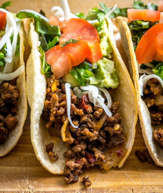 Mexican Ground Beef Tacos
 Baked Taco Shells Are Just as Good as Fried