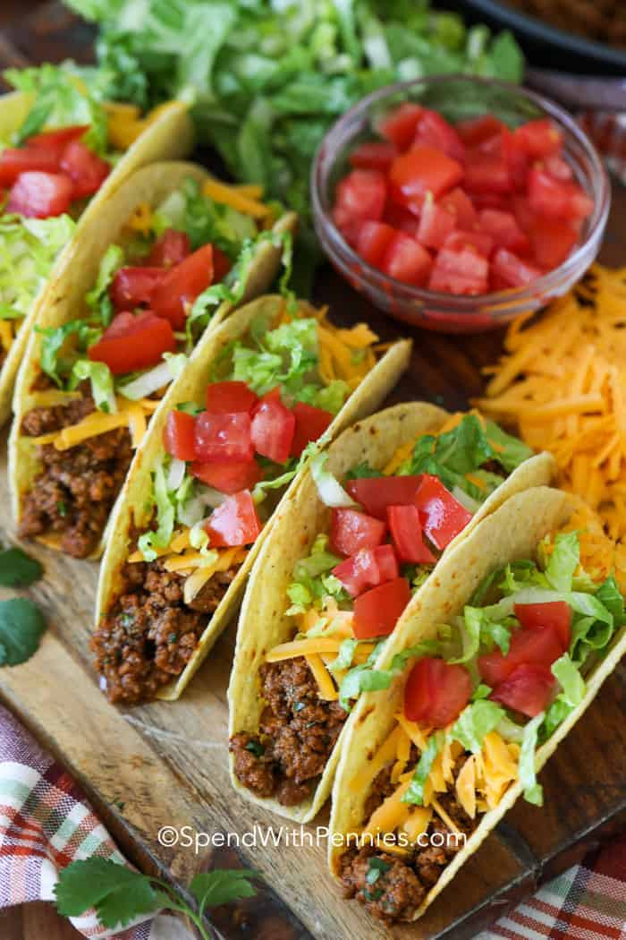 Mexican Ground Beef Tacos
 Easy Ground Beef Tacos Spend With Pennies