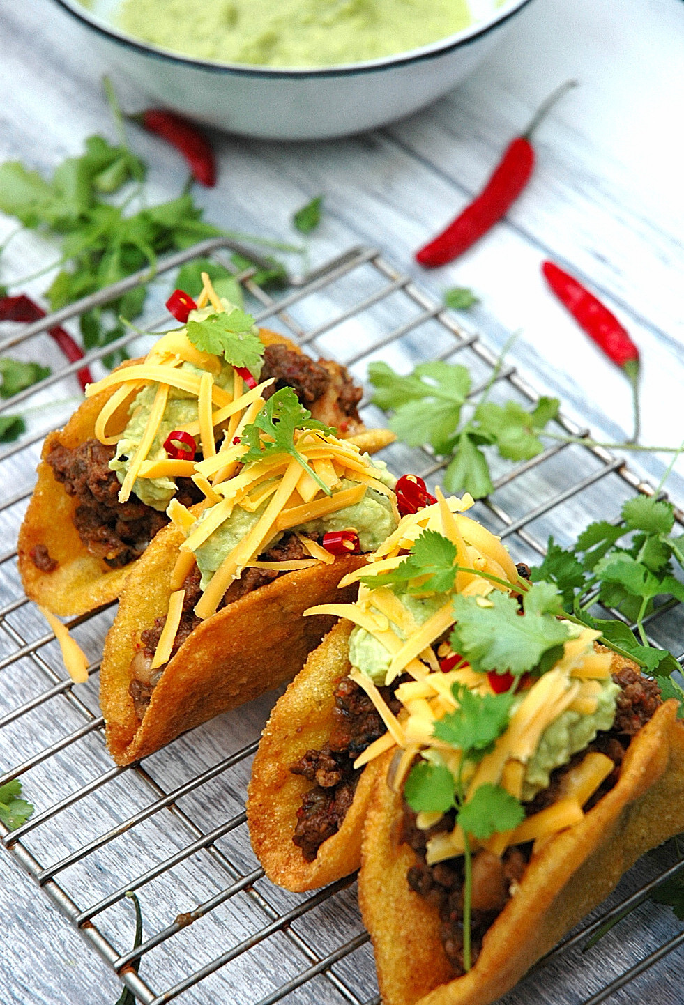 Mexican Ground Beef Tacos
 Beef Tacos – I think I’m beginning to like Mexican Food