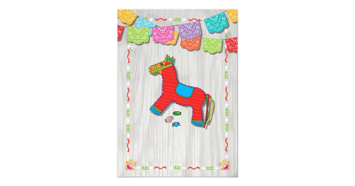 Mexican Kids Party
 Mexican Fiesta Kids Birthday Party Invitation