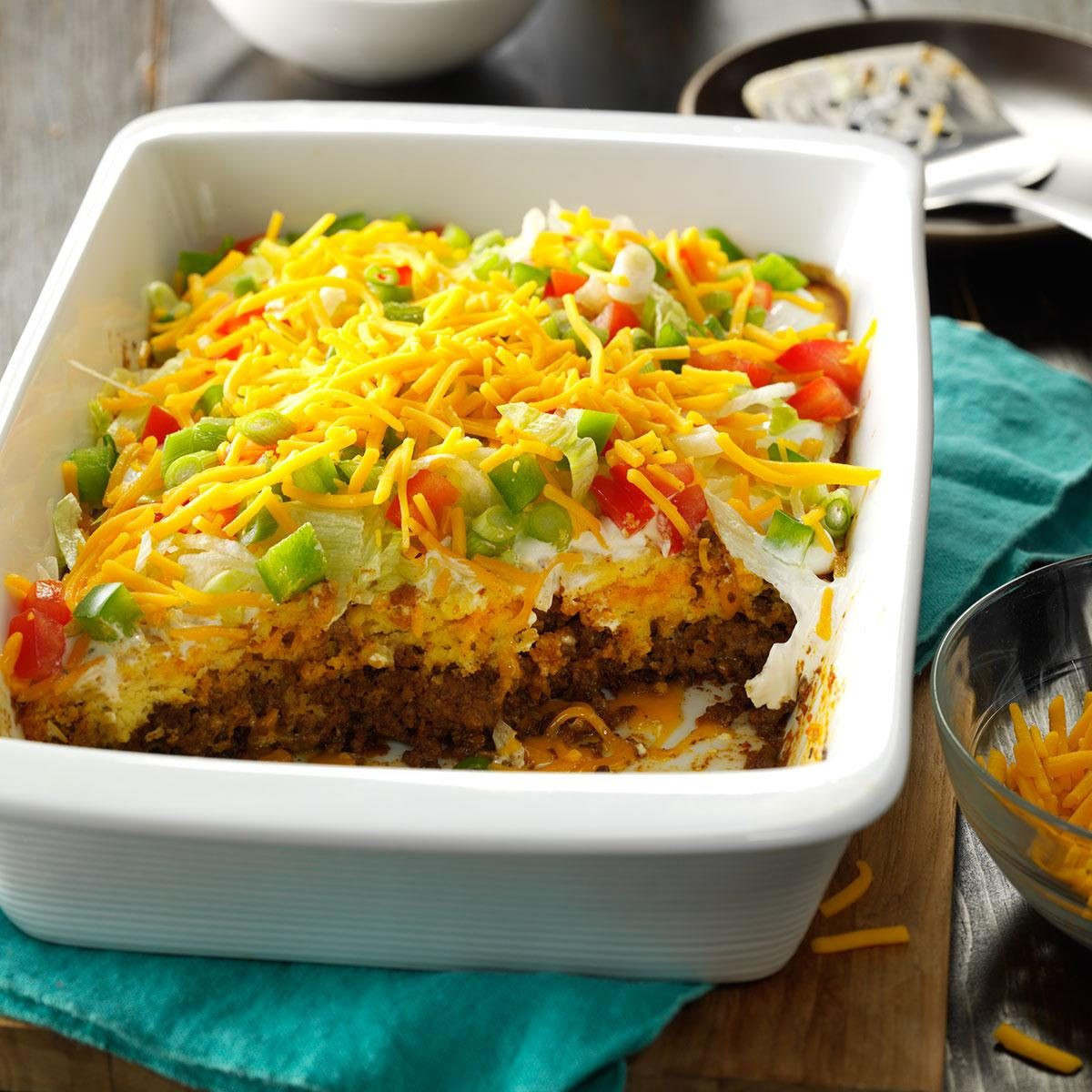 Mexican Pot Luck Recipes Awesome Potluck Taco Casserole Recipe