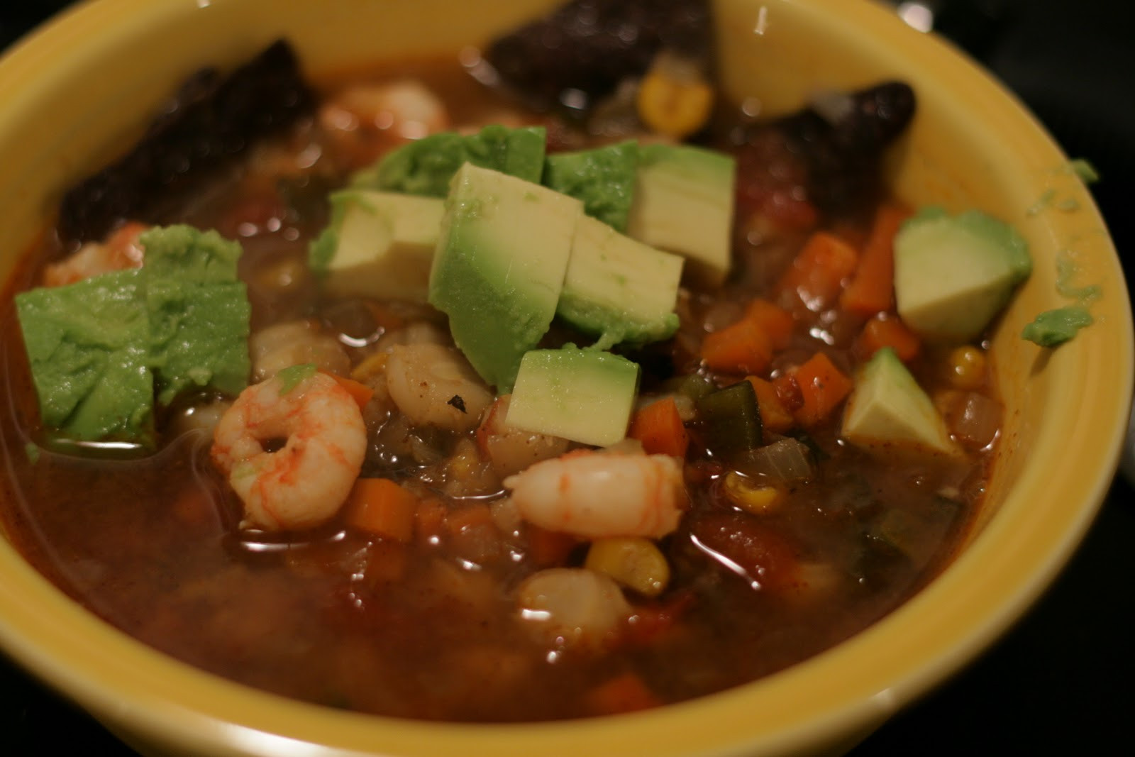 Mexican Shrimp Soup Recipe
 A Bluebonnet in Beantown Spicy Mexican soup with shrimp