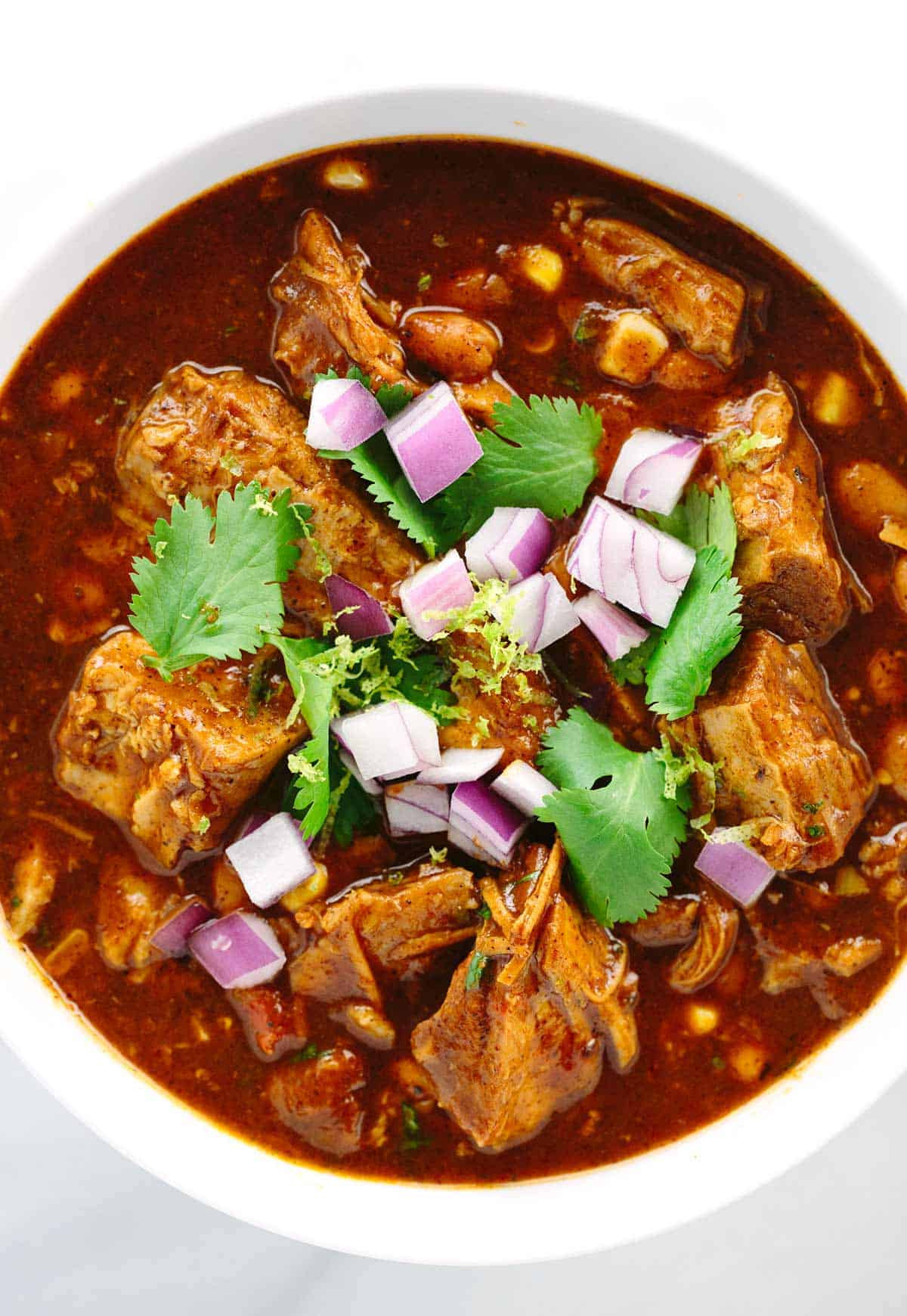 Mexican Slow Cooker Recipes
 Slow Cooker New Mexican Red Pork Chili Recipe