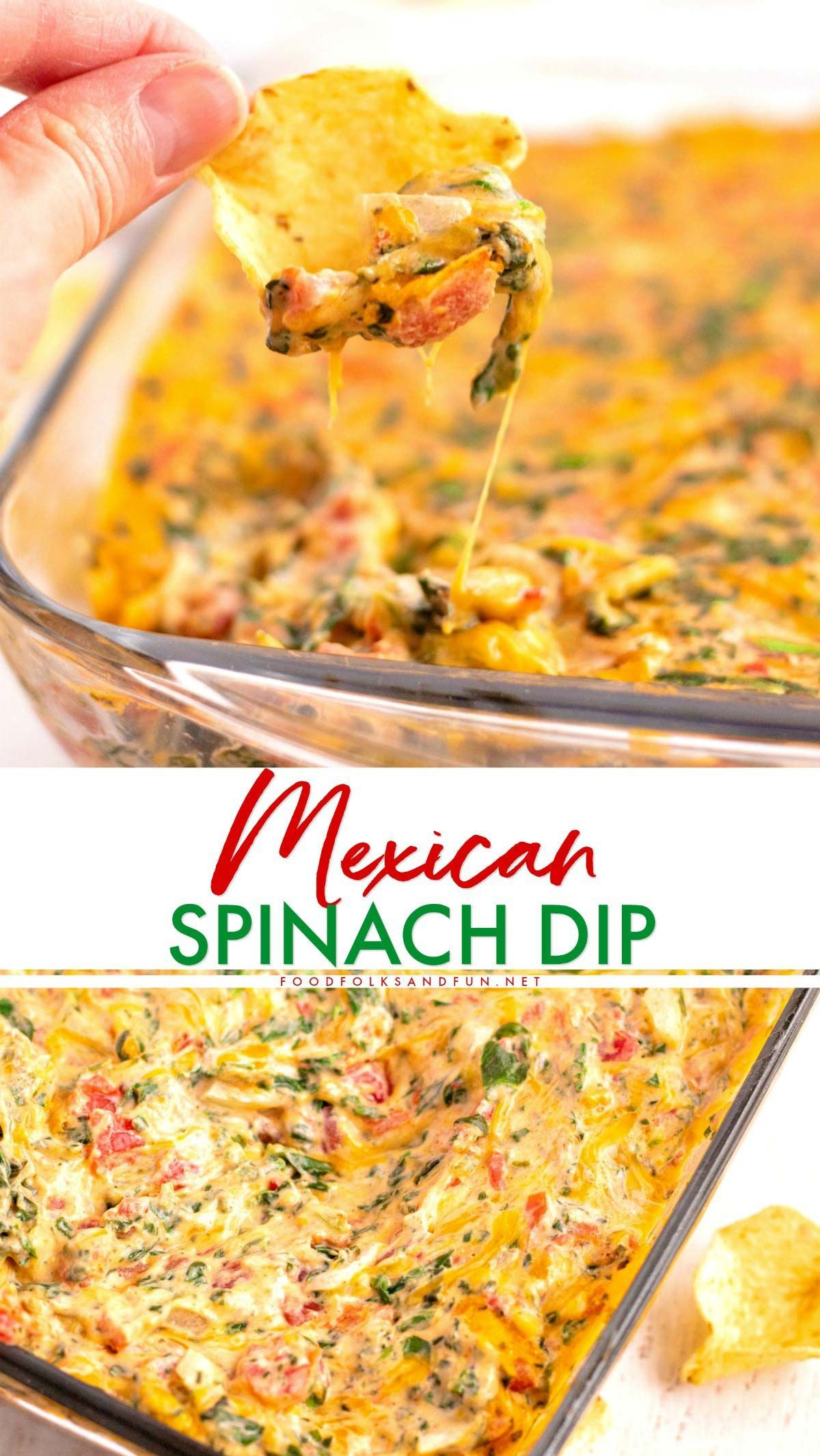 Mexican Super Bowl Recipes
 Mexican Spinach Dip recipe in 2020