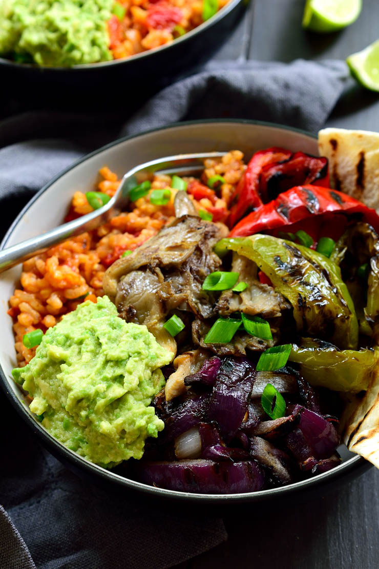 Mexican Super Bowl Recipes
 Vegan Mexican Rice Fajita Bowl