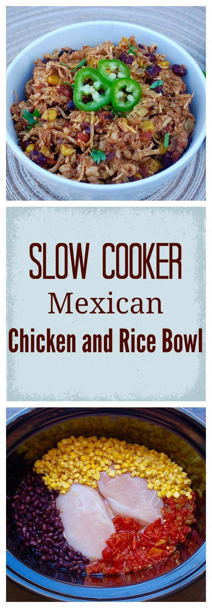 Mexican Super Bowl Recipes
 Slow Cooker Mexican Chicken and Rice Bowl Recipe