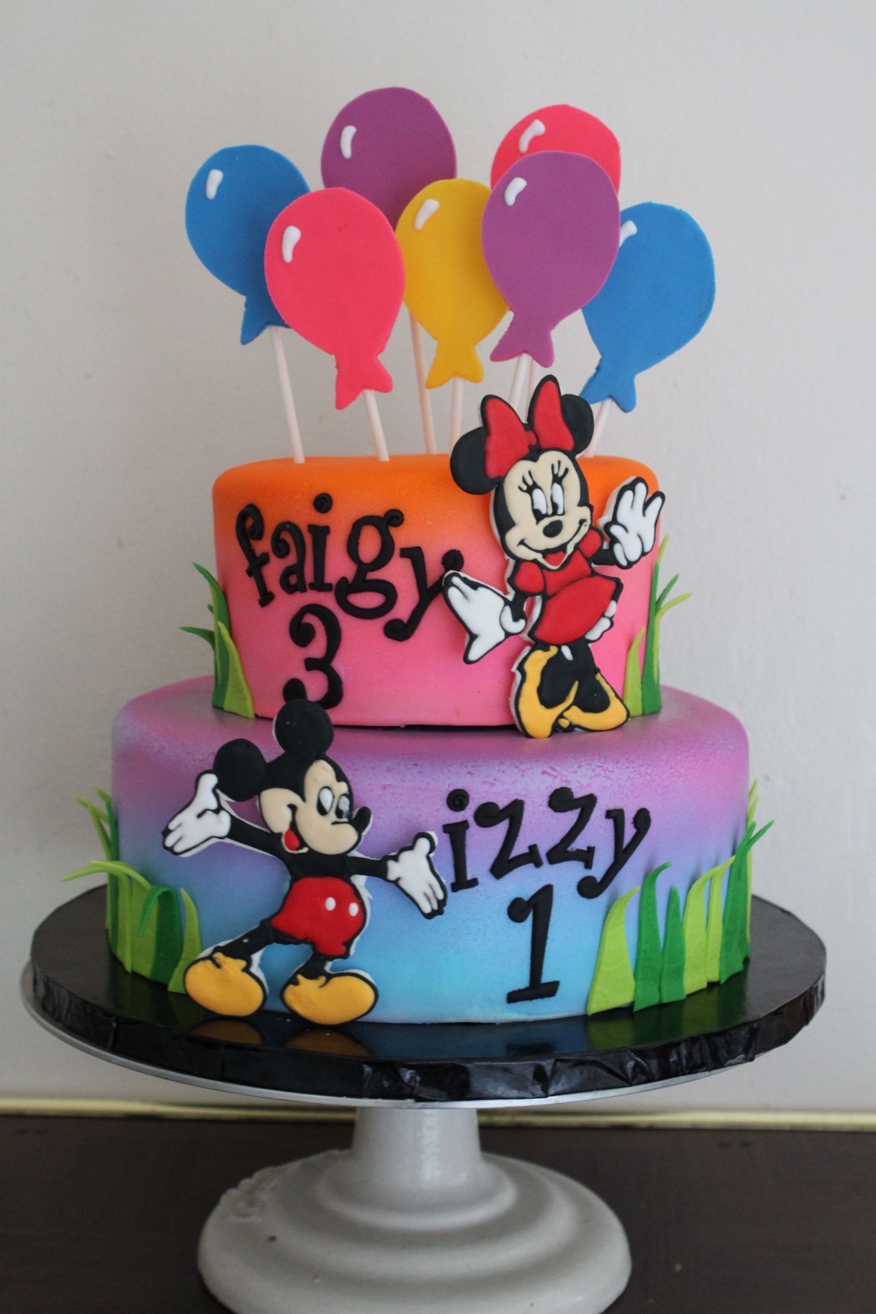 Mickey And Minnie Birthday Cake
 Mickey And Minnie Cake