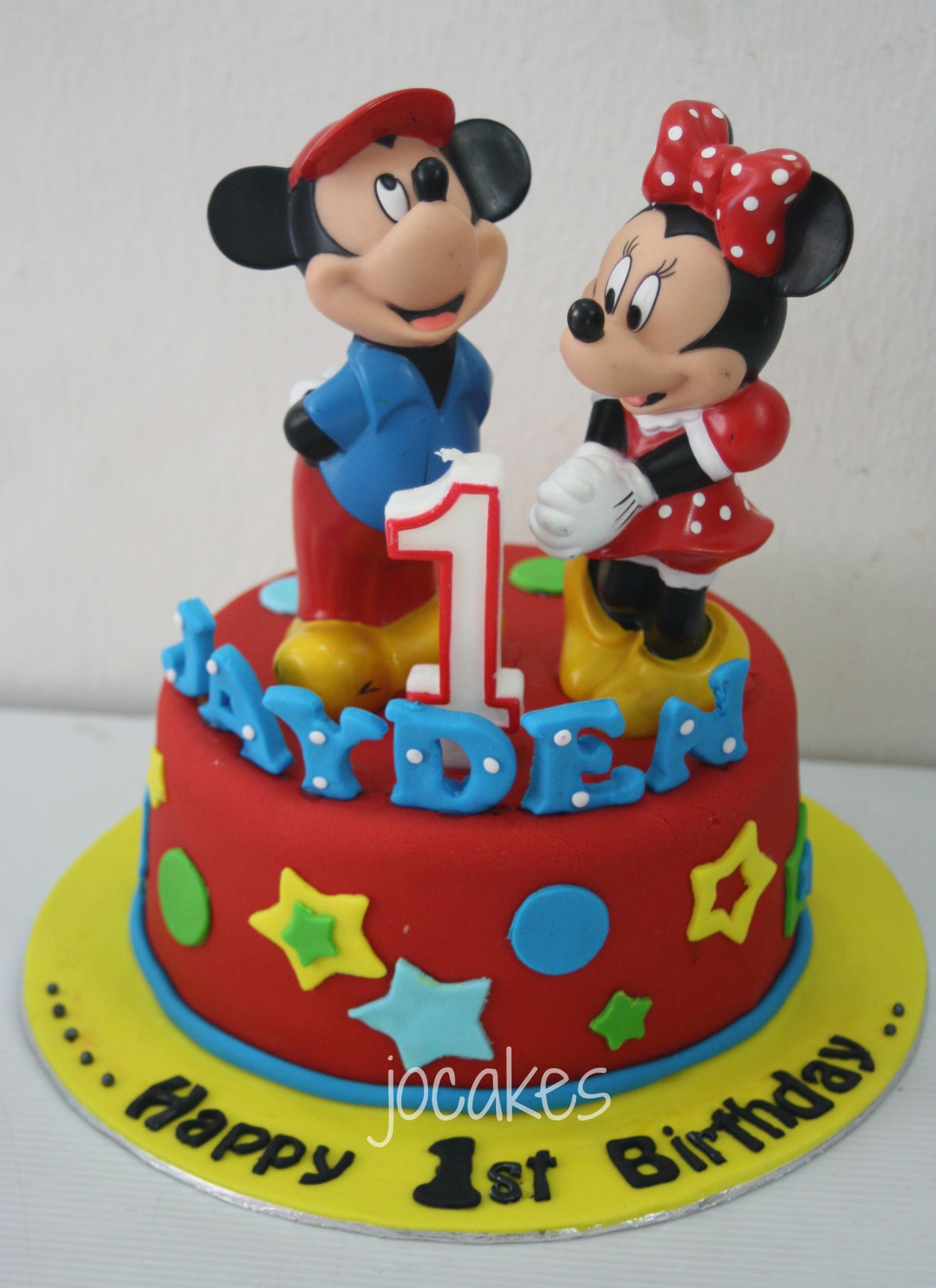 Mickey And Minnie Birthday Cake
 mickey and minnie cake