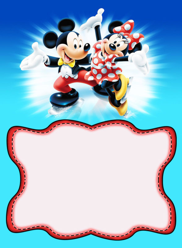 Mickey And Minnie Mouse Birthday Invitations
 The largest collection of FREE Minnie Mouse Invitation