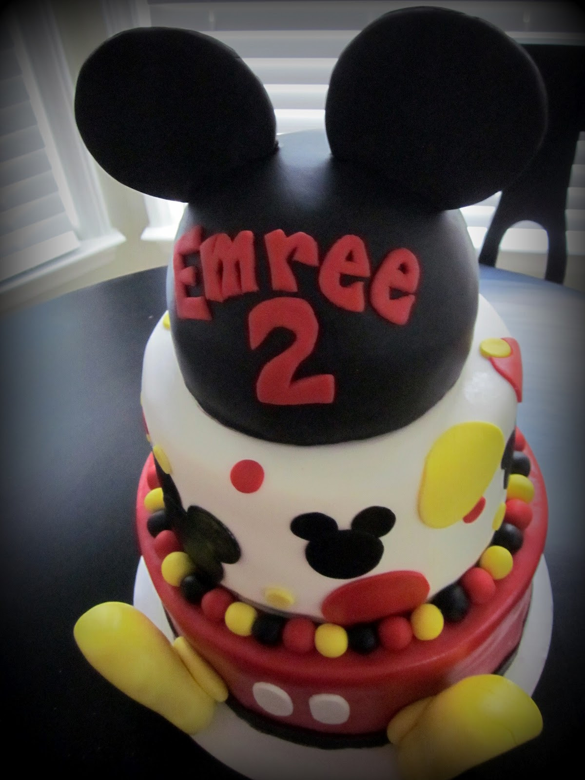 Mickey Birthday Cake
 Darlin Designs Mickey Mouse Birthday Cake