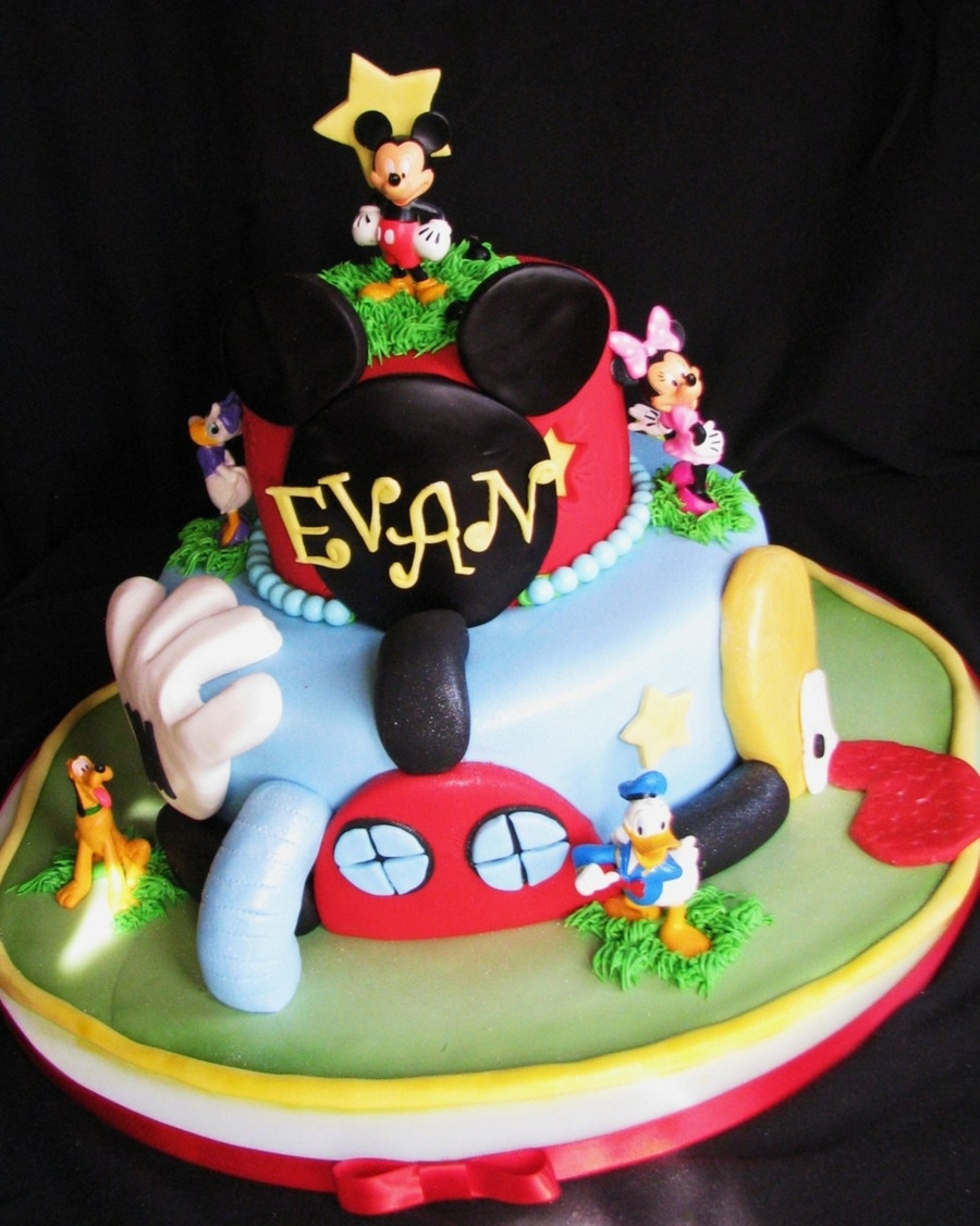 Mickey Birthday Cake
 Mickey Mouse Clubhouse Cake CakeCentral