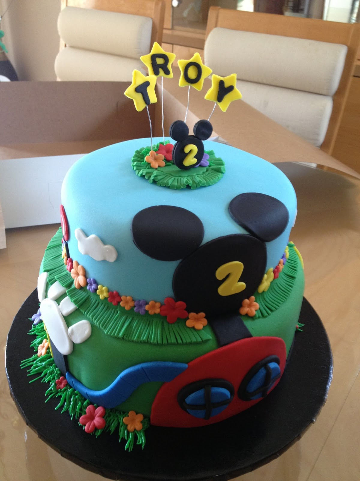 Mickey Birthday Cake
 Love to Bake Mickey Mouse Luau Birthday Cake