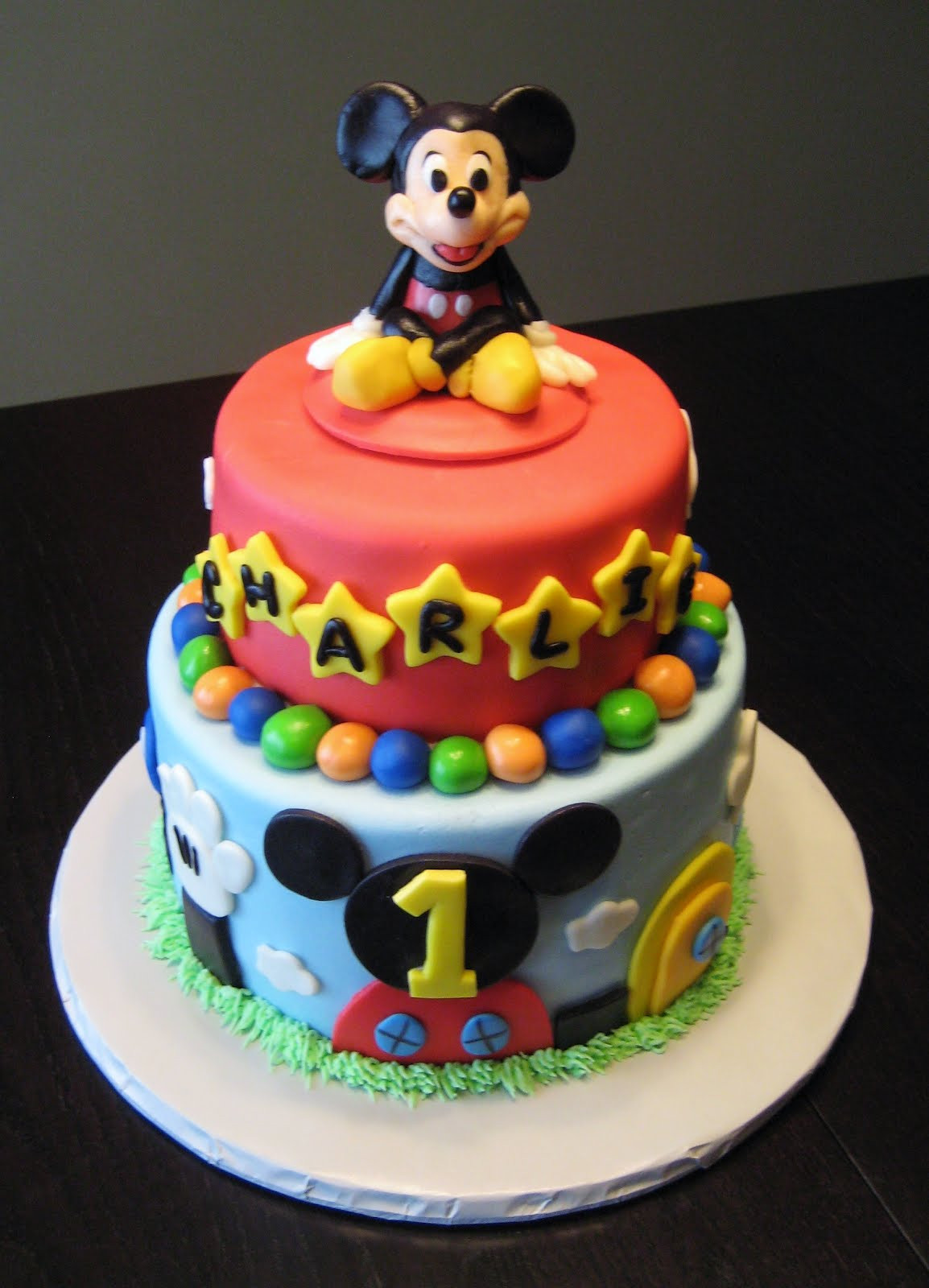 Mickey Birthday Cake
 Custom Cakes by Julie Mickey Mouse Clubhouse Cake IV