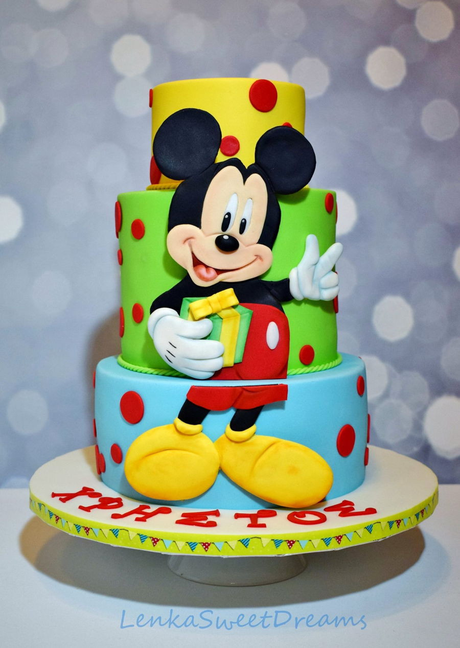 Mickey Birthday Cake
 Mickey Mouse Birthday Cake CakeCentral