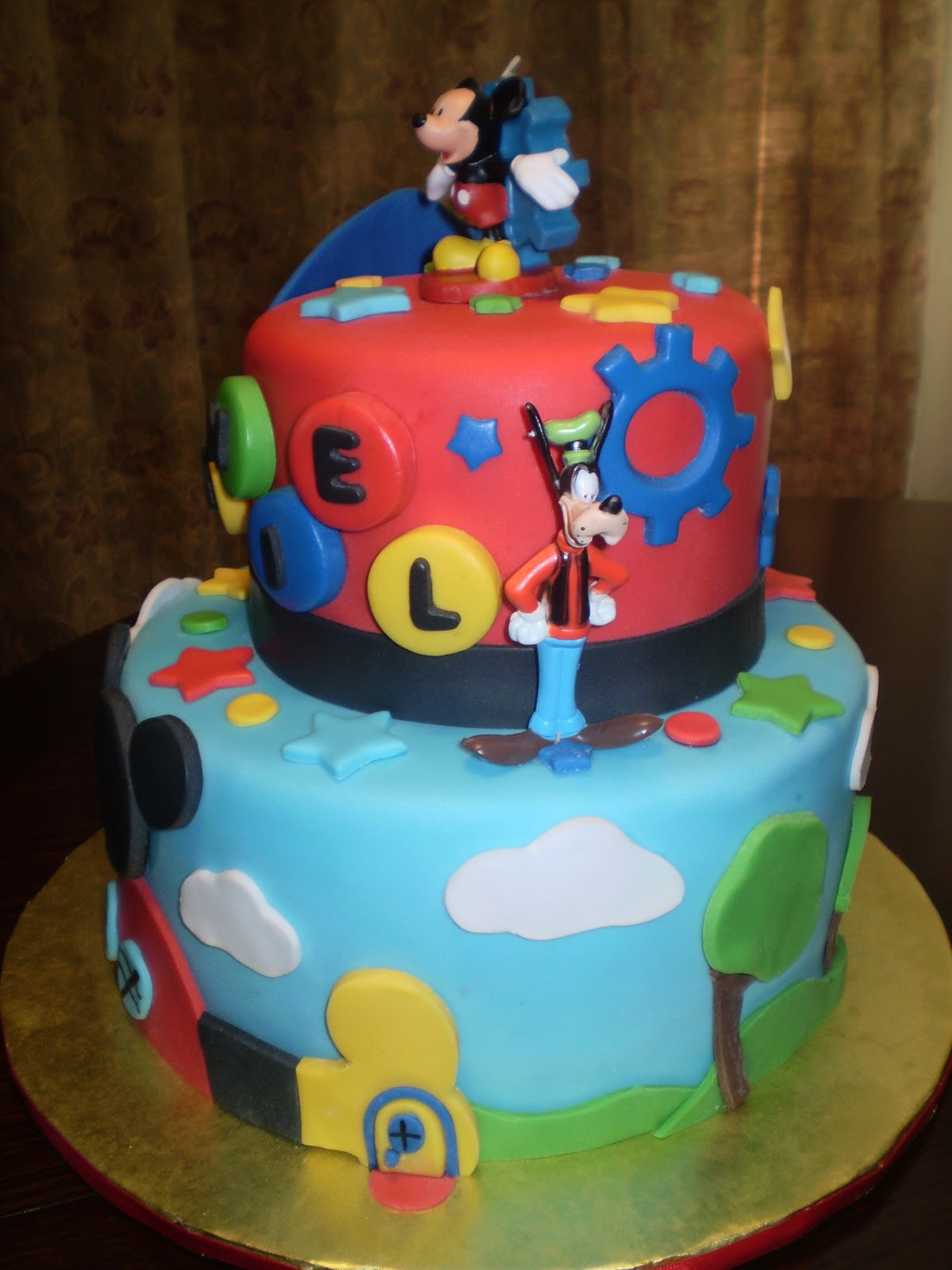 Mickey Birthday Cake
 Divine Cakes by Janice Mickey Mouse Club Birthday Cake