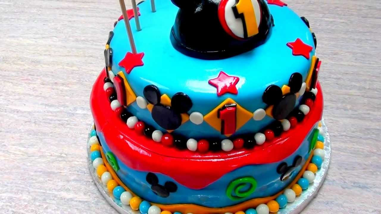 Mickey Birthday Cake
 THE CAKE DON THE MICKEY MOUSE 1st Birthday Cake