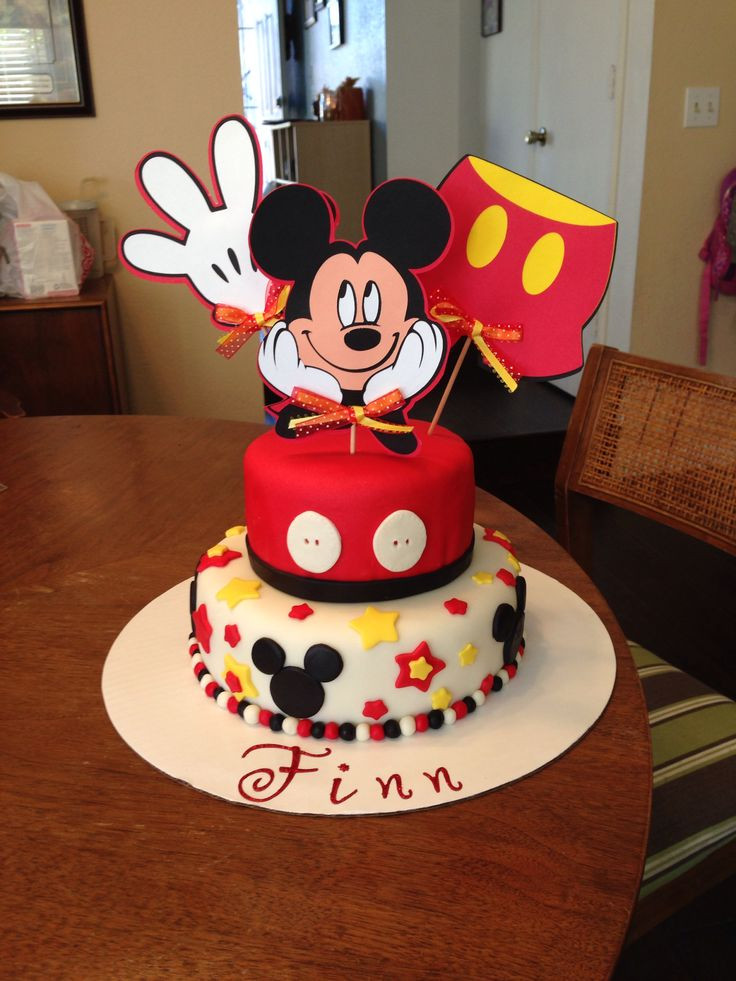 Mickey Birthday Cake
 Mickeymouse Birthday Cakes