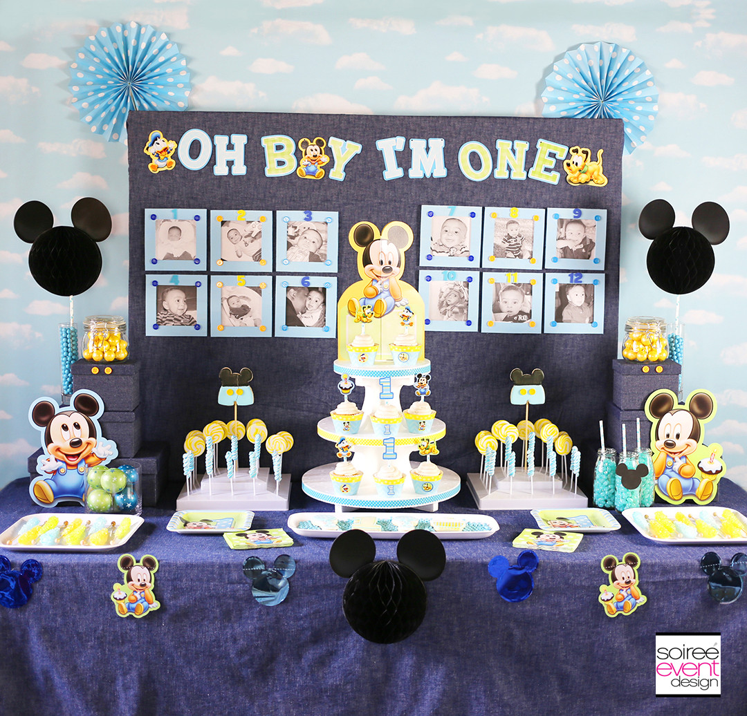 Mickey Mouse 1St Birthday Party Ideas
 Mickey Mouse First Birthday Party Ideas Soiree Event Design