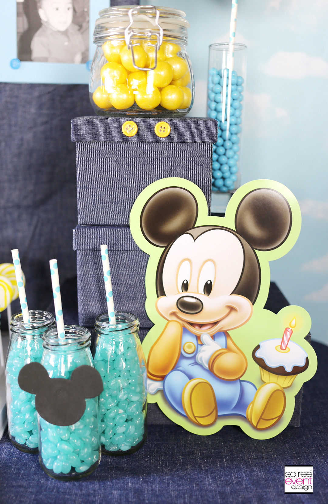 Mickey Mouse 1St Birthday Party Ideas
 Mickey Mouse First Birthday Party Ideas Soiree Event Design