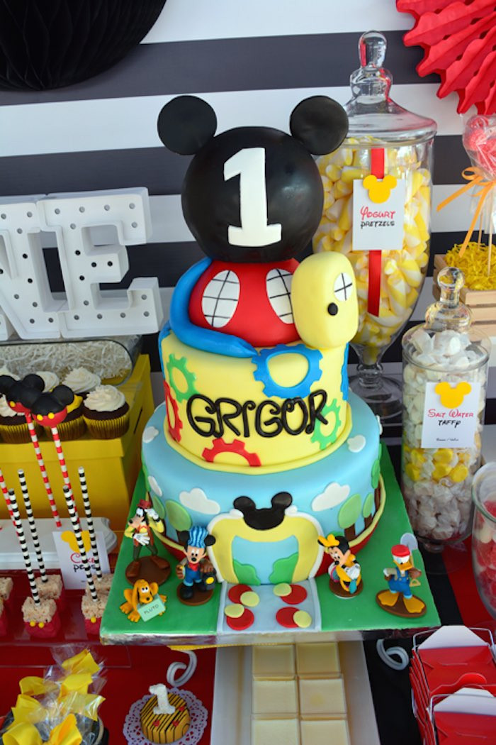 Mickey Mouse 1St Birthday Party Ideas
 Kara s Party Ideas Mickey Mouse 1st Birthday Party