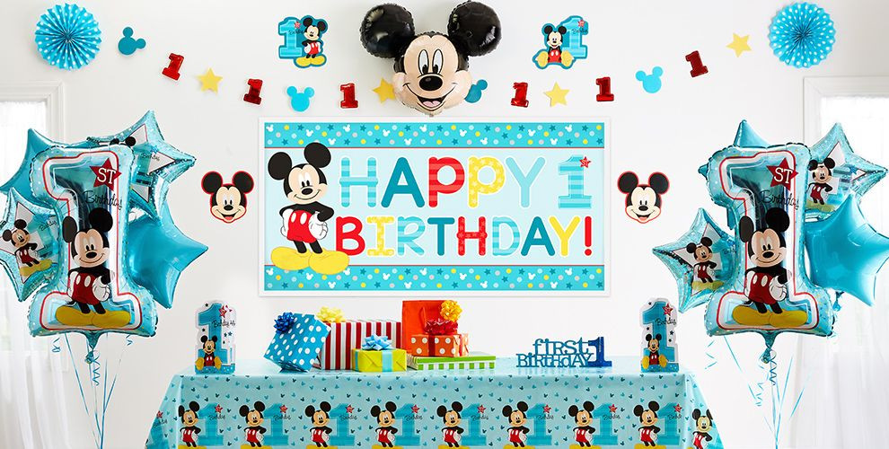 Mickey Mouse 1st Birthday Party Supplies
 Mickey Mouse 1st Birthday Party Supplies