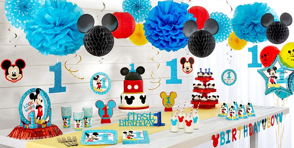 Mickey Mouse 1st Birthday Party Supplies
 Mickey Mouse 1st Birthday Party Supplies