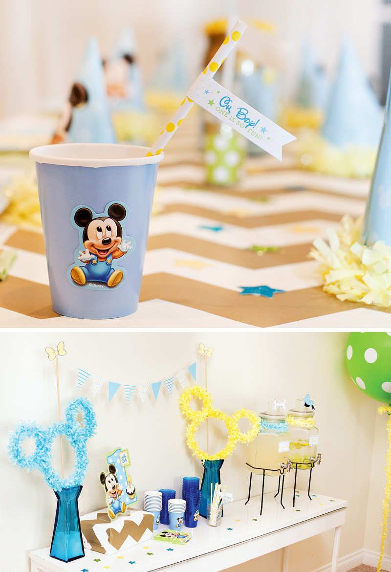 Mickey Mouse 1st Birthday Party Supplies
 Creative Mickey Mouse 1st Birthday Party Ideas Free