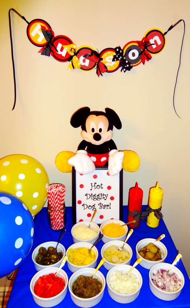 Mickey Mouse 1st Birthday Party Supplies
 Mickey Mouse Birthday Party Ideas 8 of 23