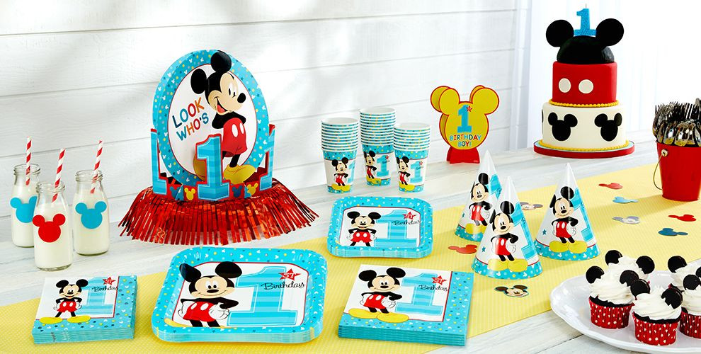 Mickey Mouse 1st Birthday Party Supplies
 Mickey Mouse 1st Birthday Party Supplies