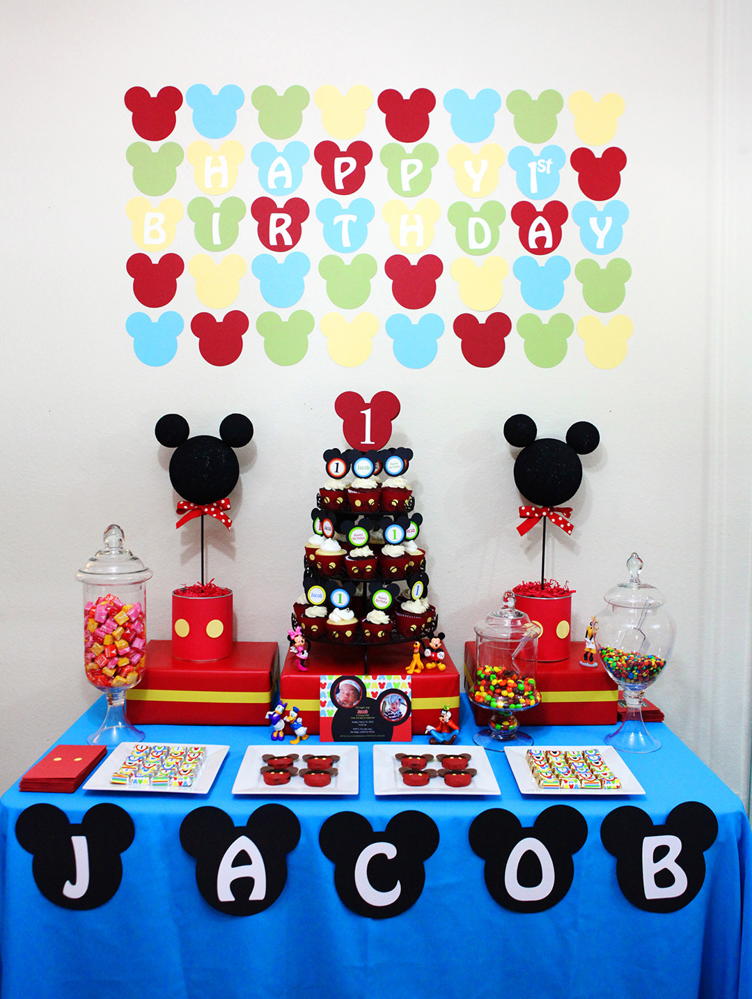 Mickey Mouse 1st Birthday Party Supplies
 Invitation Parlour Mickey Mouse Birthday Party