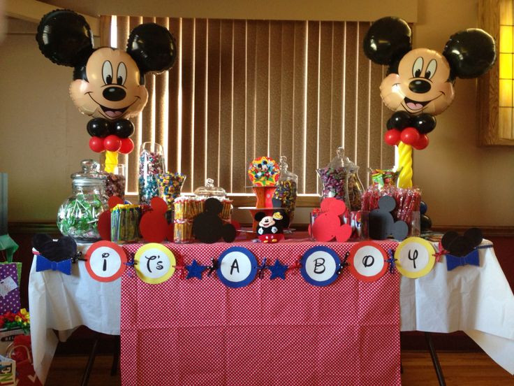 Mickey Mouse Baby Shower Decor
 Mickey Mouse theme baby shower