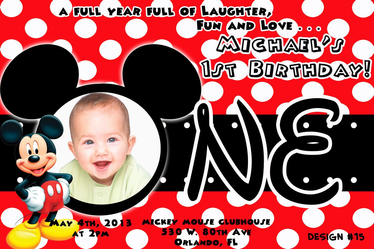 Mickey Mouse Birthday Invitation Wording
 birthday invitation Mickey mouse birthday invitations