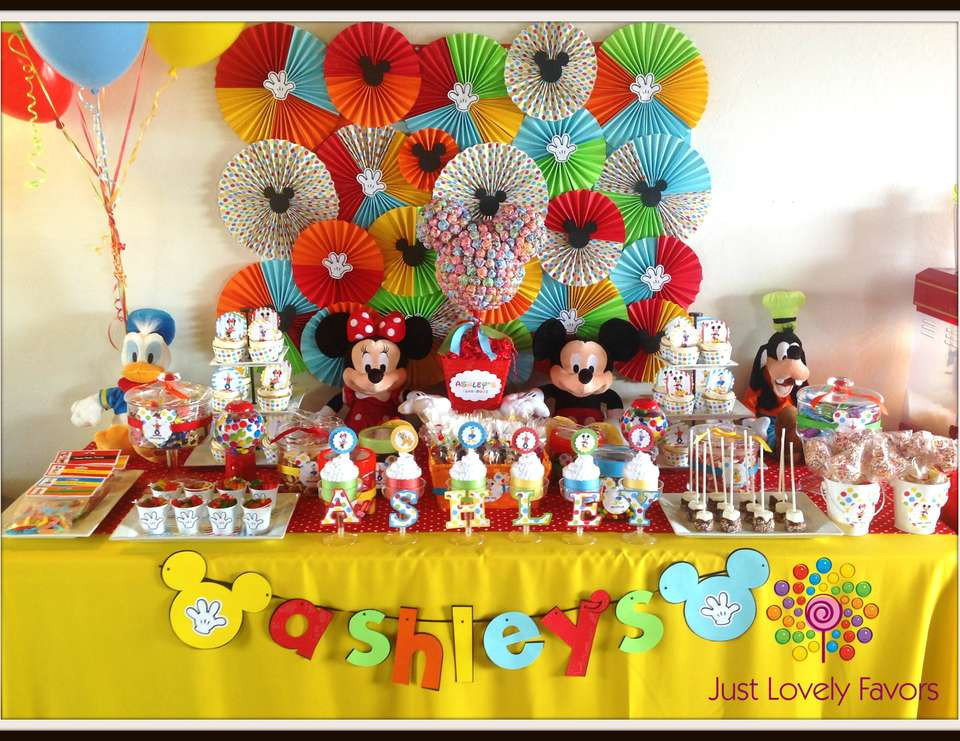 Mickey Mouse Clubhouse 1st Birthday Decorations
 Mickey Mouse Clubhouse Party Birthday "Ashley s 1st