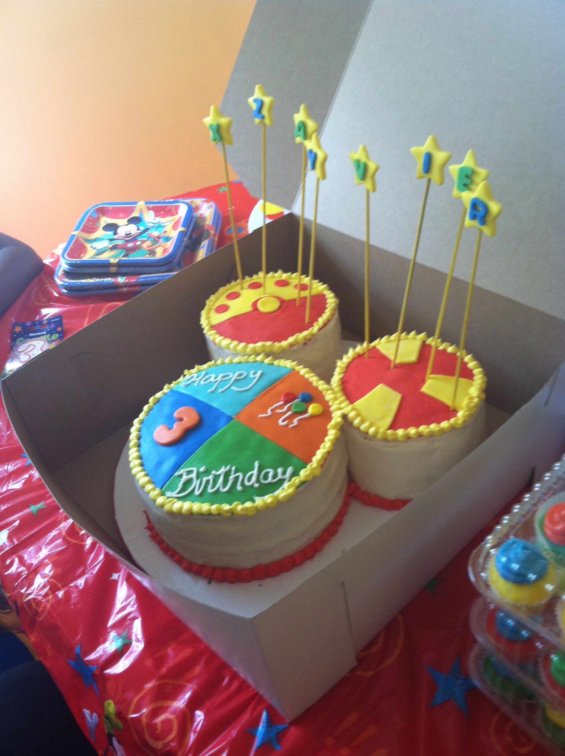 Mickey Mouse Clubhouse Birthday Cakes
 Toodles Mickey Mouse Clubhouse Birthday Cake W Matching