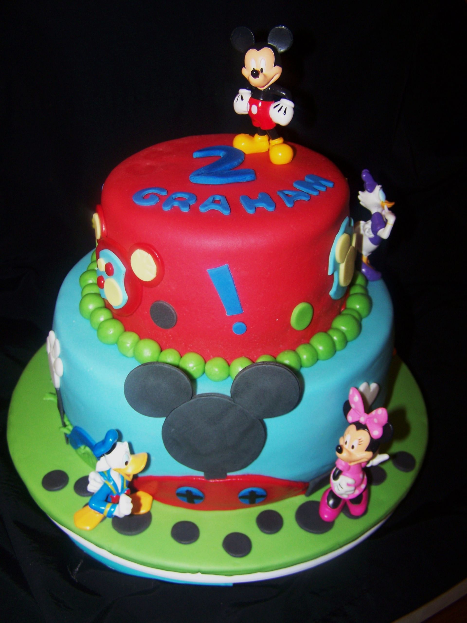 Mickey Mouse Clubhouse Birthday Cakes
 Mickey Mouse Clubhouse Tiered Cake